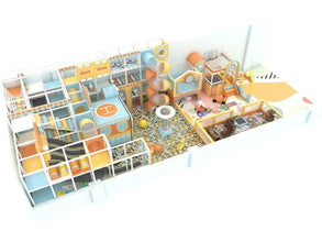 Macaron Style Indoor Playground: A Dreamland for Kids (Real Case) - Funfort Bear