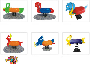 Customized rocking horse - Funfort Bear