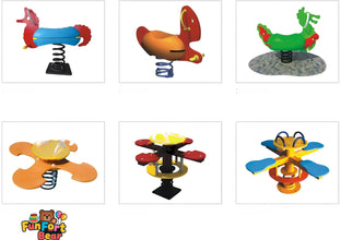 Customized rocking horse - Funfort Bear