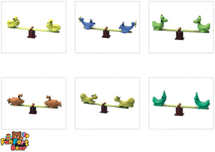 Multi person child seesaw XMG-E-0128 - Funfort Bear