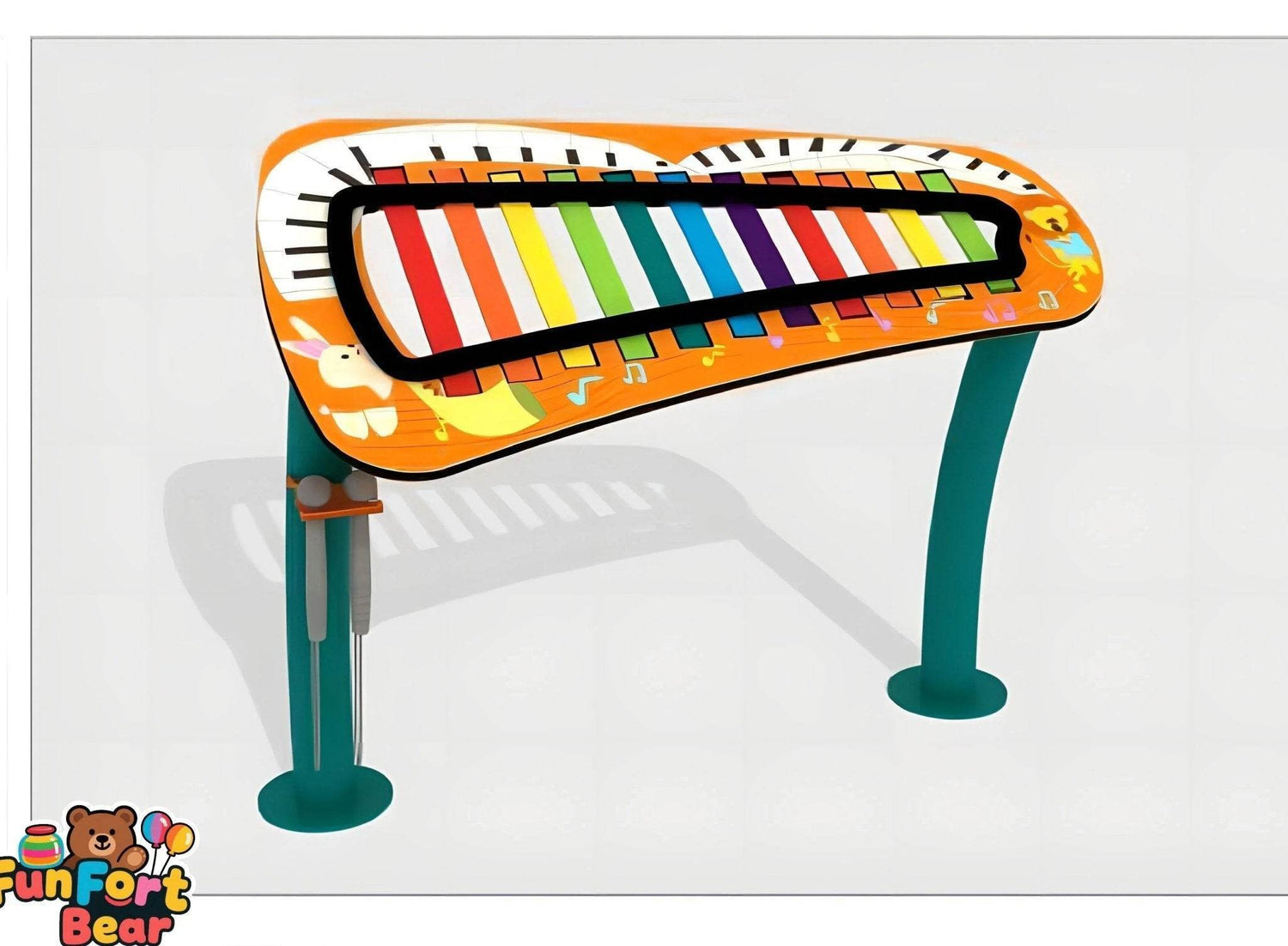 Stainless steel percussion instrument XMG-G-0024 - Funfort Bear