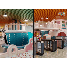 colorful-childrens-playground set QL21-019a - Funfort Bear