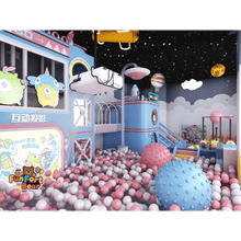 Monster Galaxy: Pink-Blue Themed Indoor Playground - Funfort Bear