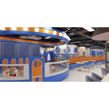 Wonder Galaxy: Blue-Orange Themed Indoor Playground - Funfort Bear